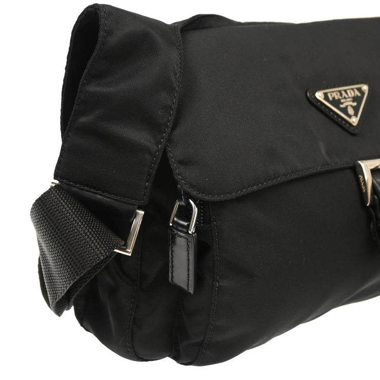 Prada Black Nylon Shoulder Bag