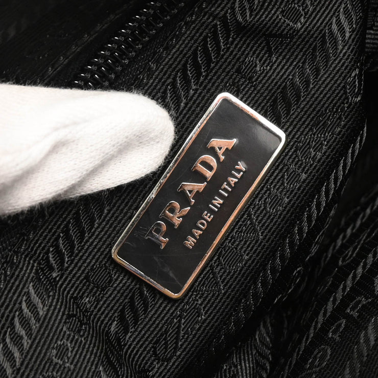 Prada Black Nylon Shoulder Bag