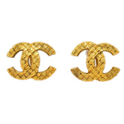Chanel Gold CC Earrings Clip-On 2913