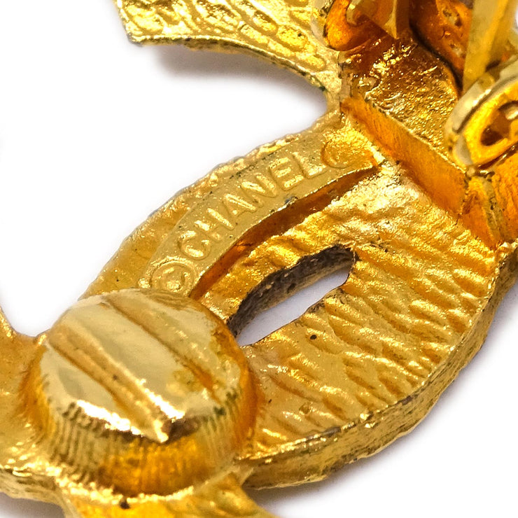 Chanel Gold CC Earrings Clip-On 2913