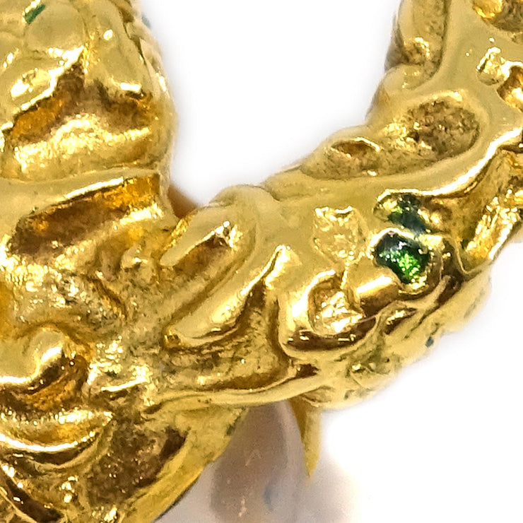 Chanel Gold CC Earrings Clip-On 93A