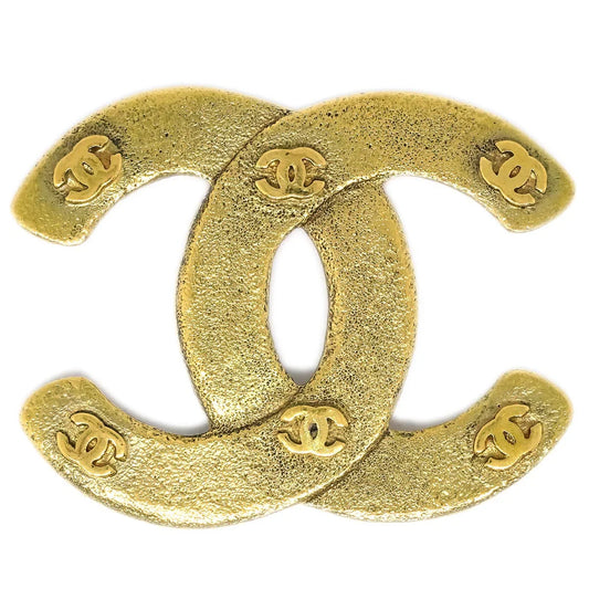 Chanel CC Brooch Pin Gold 1264/29