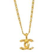Chanel Gold CC Chain Pendant Necklace 1982