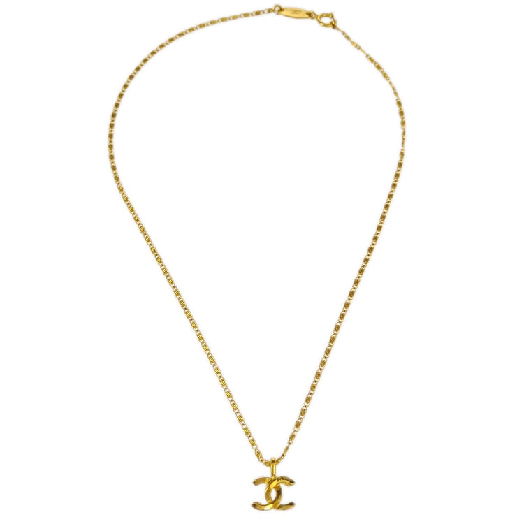 Chanel Gold CC Chain Pendant Necklace 1982