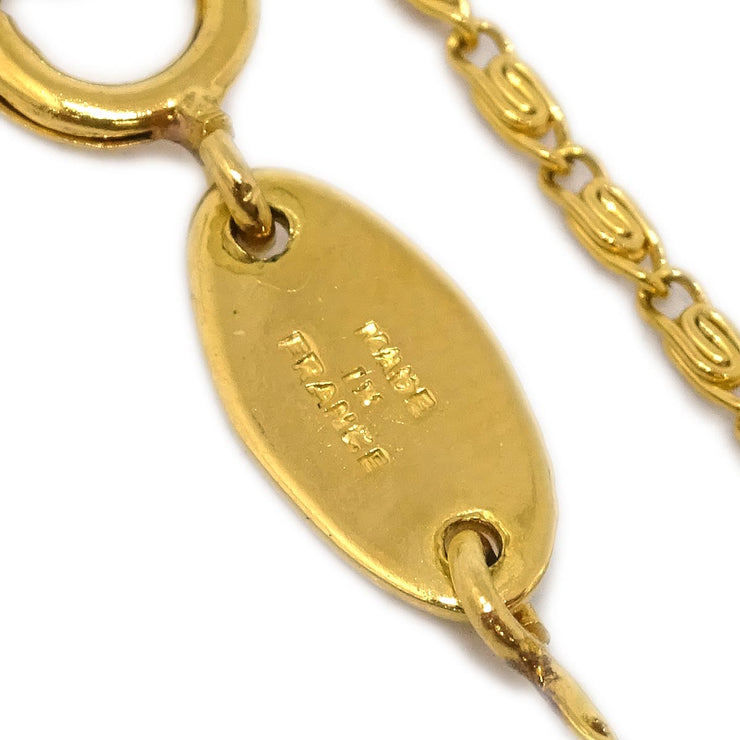 Chanel Gold CC Chain Pendant Necklace 1982