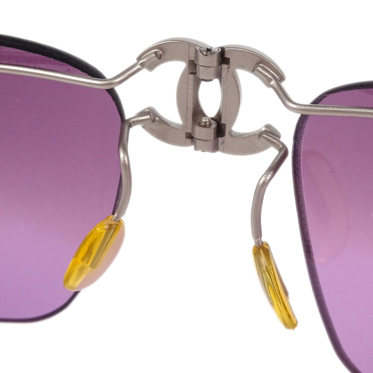 Chanel Sunglasses Eyewear Purple Small Good