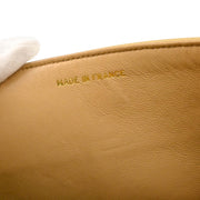 Chanel Beige Lambskin Paris Medium Classic Double Flap Shoulder Bag