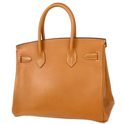 Hermes 2003 Gold Ardennes Birkin 30 Handbag