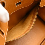 Hermes 2003 Gold Ardennes Birkin 30 Handbag