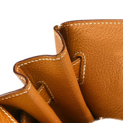 Hermes 2003 Gold Ardennes Birkin 30 Handbag