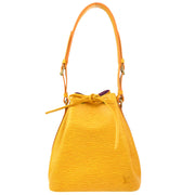 Louis Vuitton 1995 Yellow Epi Petite Noe Bucket Shoulder Bag M44109
