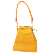 Louis Vuitton 1995 Yellow Epi Petite Noe Bucket Shoulder Bag M44109