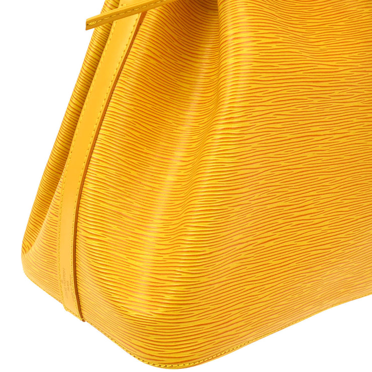 Louis Vuitton 1995 Yellow Epi Petite Noe Bucket Shoulder Bag M44109