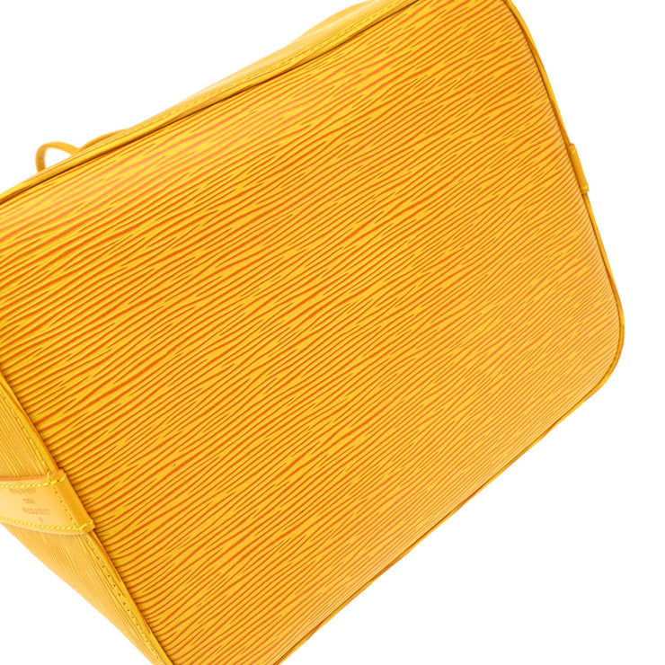 Louis Vuitton 1995 Yellow Epi Petite Noe Bucket Shoulder Bag M44109