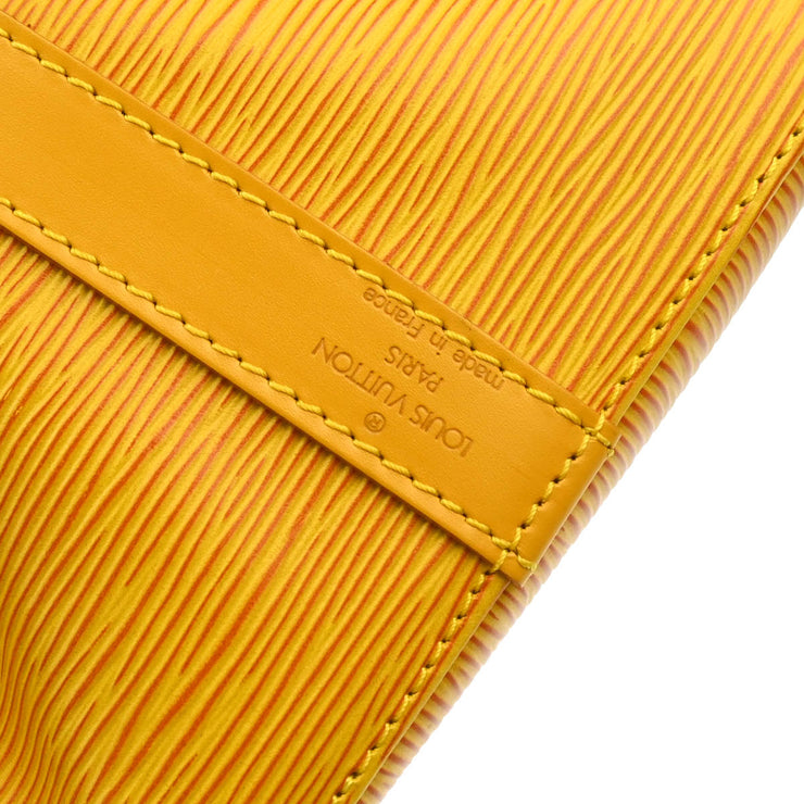 Louis Vuitton 1995 Yellow Epi Petite Noe Bucket Shoulder Bag M44109