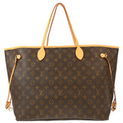 Louis Vuitton Monogram Neverfull GM Tote Handbag M40157