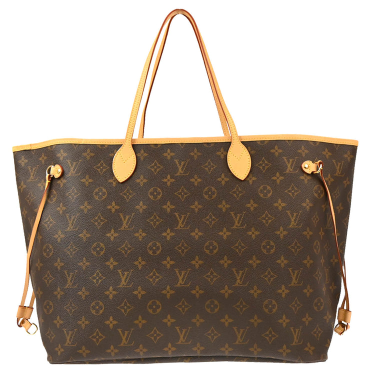 Louis Vuitton Monogram Neverfull GM Tote Handbag M40157