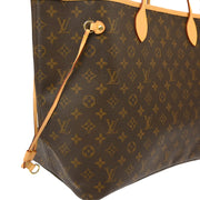 Louis Vuitton Monogram Neverfull GM Tote Handbag M40157