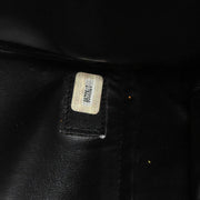 Chanel Black Lambskin Bicolore 2way Duffle Handbag