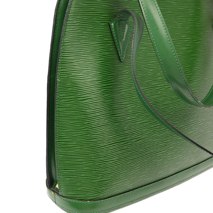 Louis Vuitton 1994 Green Epi Lussac Shoulder Bag M52284