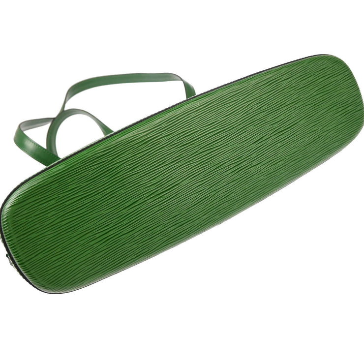 Louis Vuitton 1994 Green Epi Lussac Shoulder Bag M52284