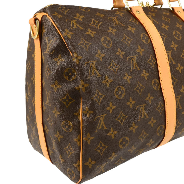 Louis Vuitton Monogram Keepall Bandouliere 45 Duffle Bag M41418