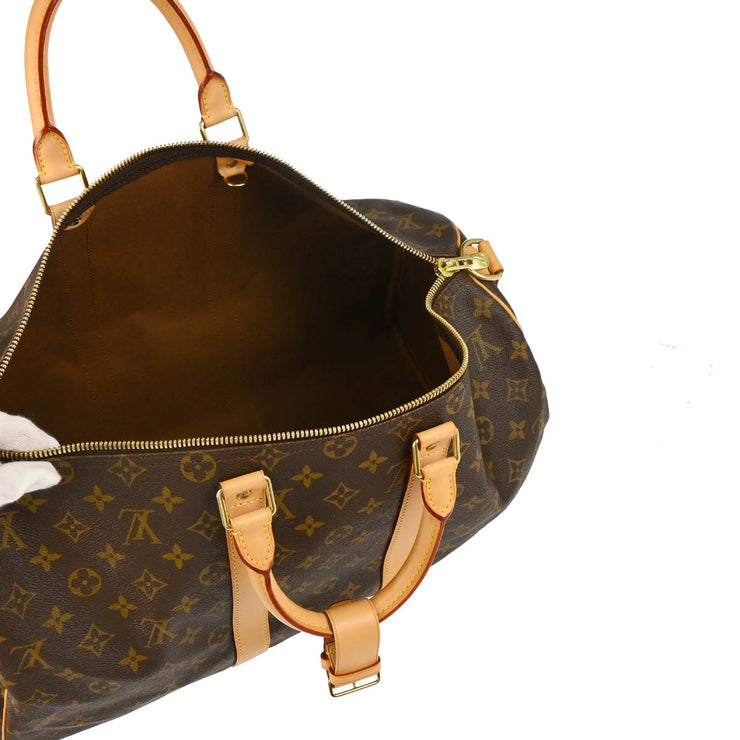 Louis Vuitton Monogram Keepall Bandouliere 45 Duffle Bag M41418