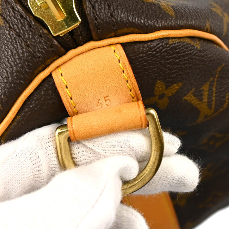 Louis Vuitton Monogram Keepall Bandouliere 45 Duffle Bag M41418