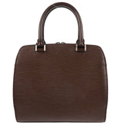Louis Vuitton 2001 Brown Epi Pont Neuf Handbag M5205D