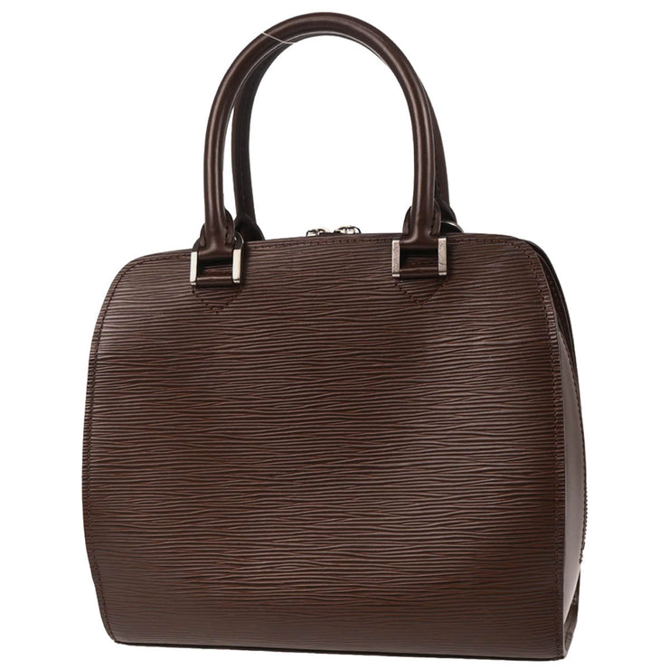 Louis Vuitton 2001 Brown Epi Pont Neuf Handbag M5205D