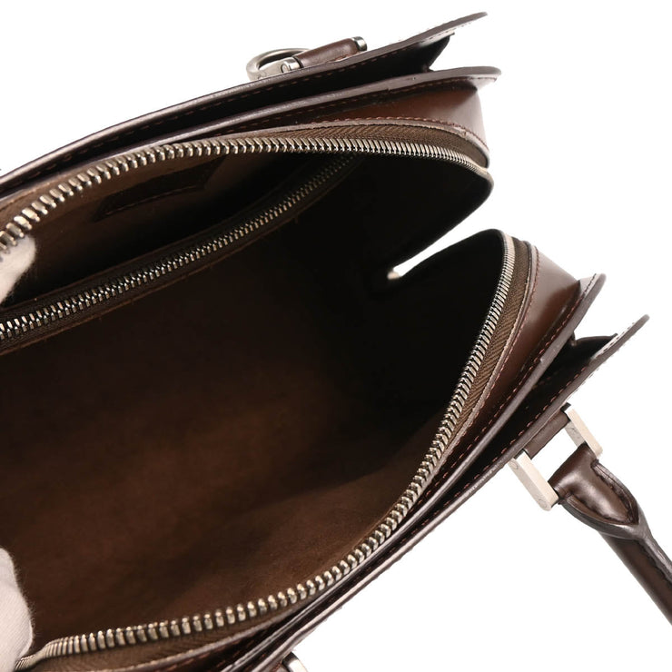 Louis Vuitton 2001 Brown Epi Pont Neuf Handbag M5205D