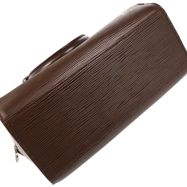 Louis Vuitton 2001 Brown Epi Pont Neuf Handbag M5205D