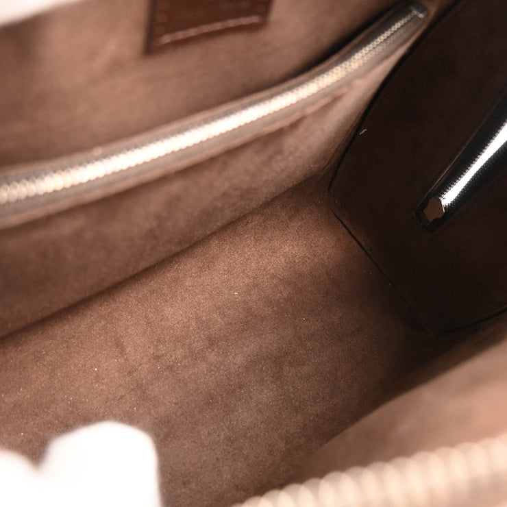Louis Vuitton 2001 Brown Epi Pont Neuf Handbag M5205D