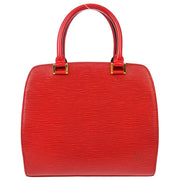 Louis Vuitton Red Epi Pont Neuf Handbag M52057