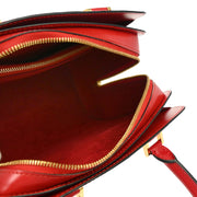 Louis Vuitton Red Epi Pont Neuf Handbag M52057