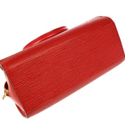 Louis Vuitton Red Epi Pont Neuf Handbag M52057