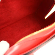 Louis Vuitton Red Epi Pont Neuf Handbag M52057