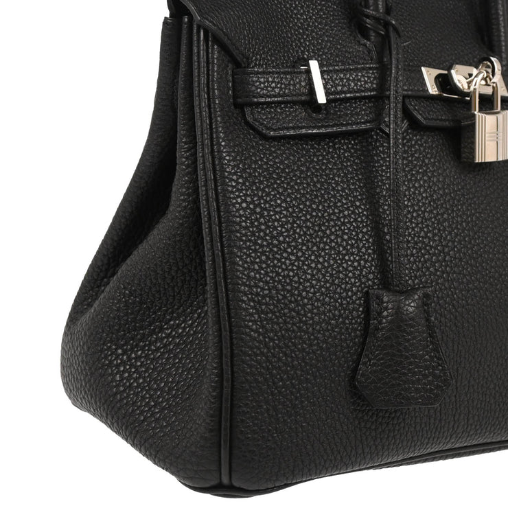 Hermes Black Togo Birkin 25 Handbag
