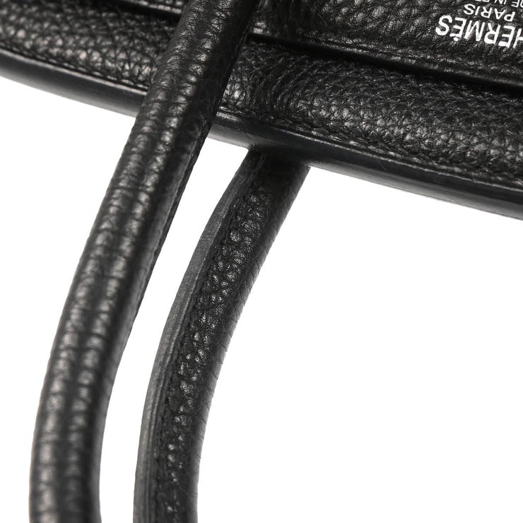 Hermes Black Togo Birkin 25 Handbag