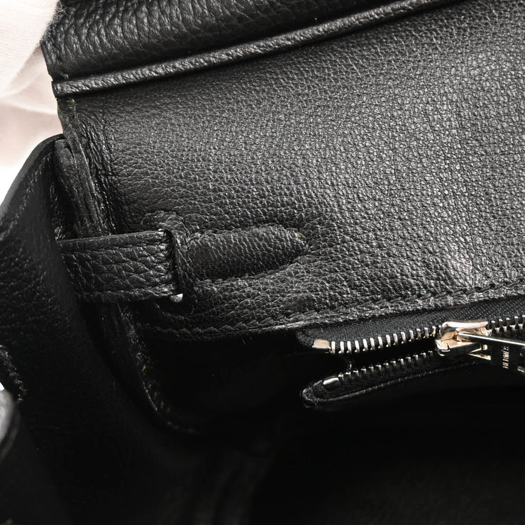 Hermes Black Togo Birkin 25 Handbag