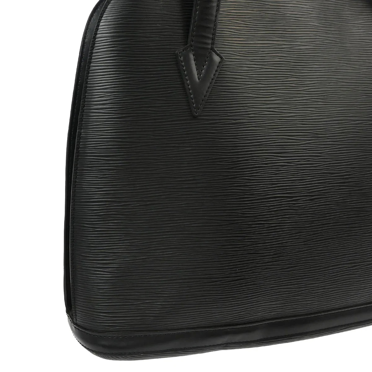 Louis Vuitton 2000 Black Epi Lussac Shoulder Bag M52282