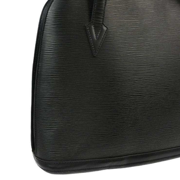 Louis Vuitton Black Epi Lussac Shoulder Bag M52282