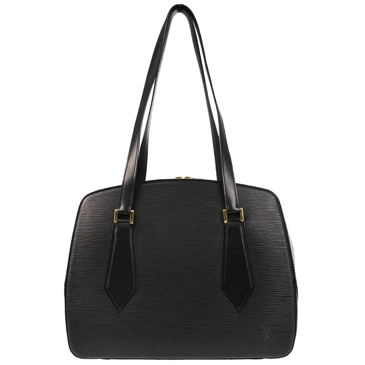 Louis Vuitton 2000 Black Epi Voltail Shoulder Bag M52432