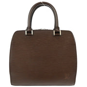 Louis Vuitton 2003 Brown Epi Pont Neuf Handbag M5205D