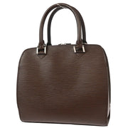 Louis Vuitton 2003 Brown Epi Pont Neuf Handbag M5205D