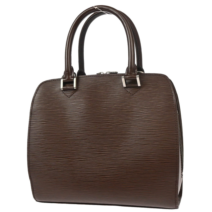 Louis Vuitton 2003 Brown Epi Pont Neuf Handbag M5205D