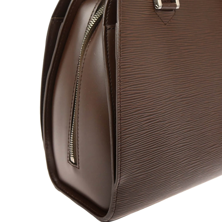 Louis Vuitton 2003 Brown Epi Pont Neuf Handbag M5205D