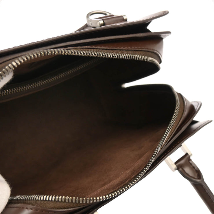Louis Vuitton 2003 Brown Epi Pont Neuf Handbag M5205D