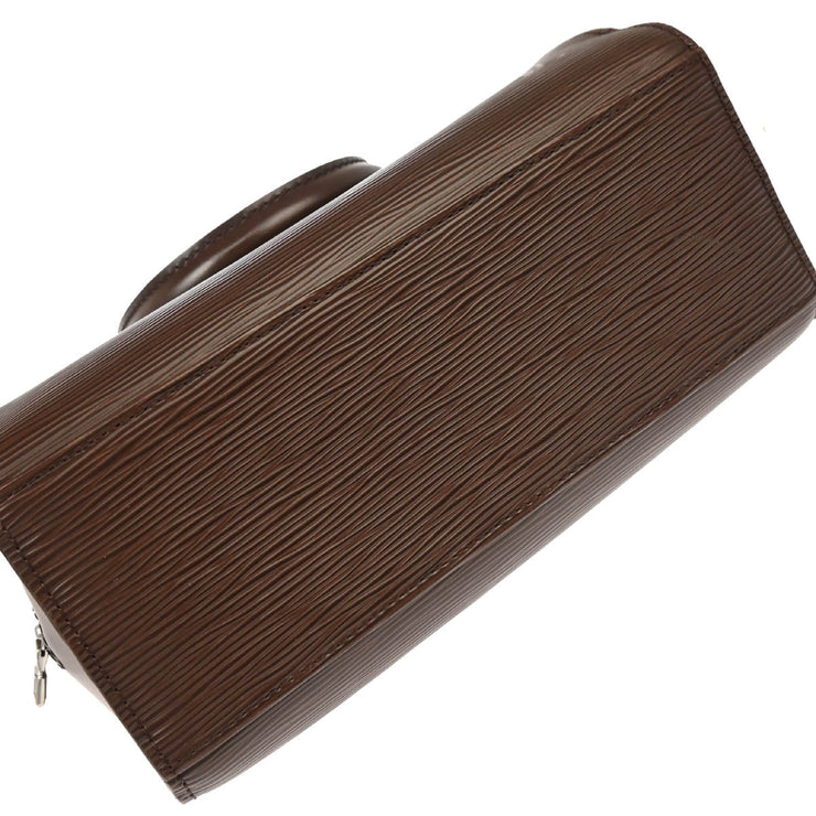 Louis Vuitton 2003 Brown Epi Pont Neuf Handbag M5205D