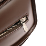 Louis Vuitton 2003 Brown Epi Pont Neuf Handbag M5205D
